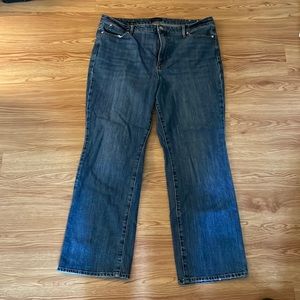 2 pairs Talbots barely boot jeans